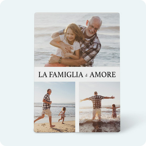 stampe in metallo per la festa del papà